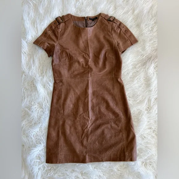 Rachel Zoe | Dresses | Rachel Zoe Leather Dress Size 4 | Poshmark